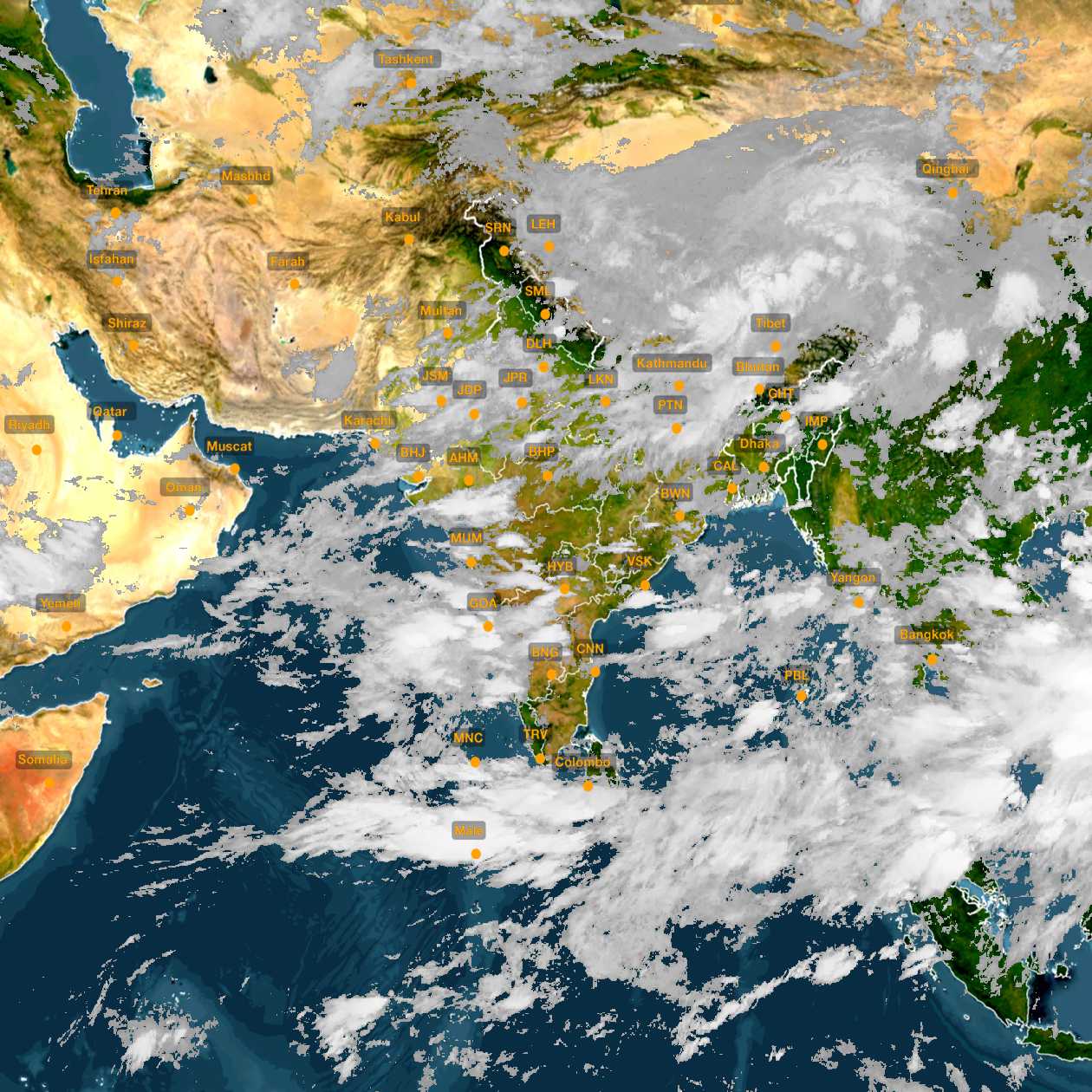 INSAT Weather: Latest Satellite Images And Maps Of India