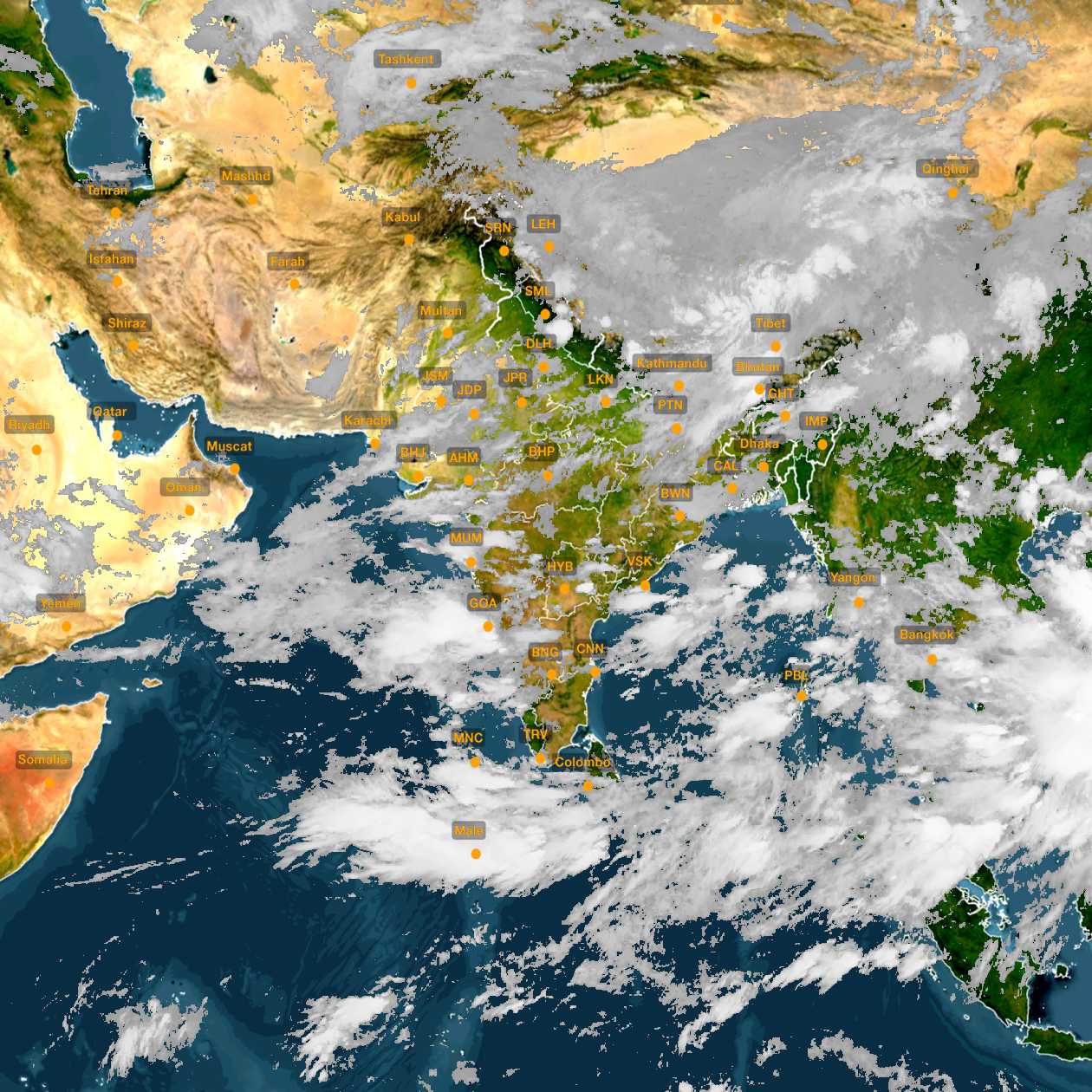 INSAT Weather: Latest Satellite Images And Maps Of India