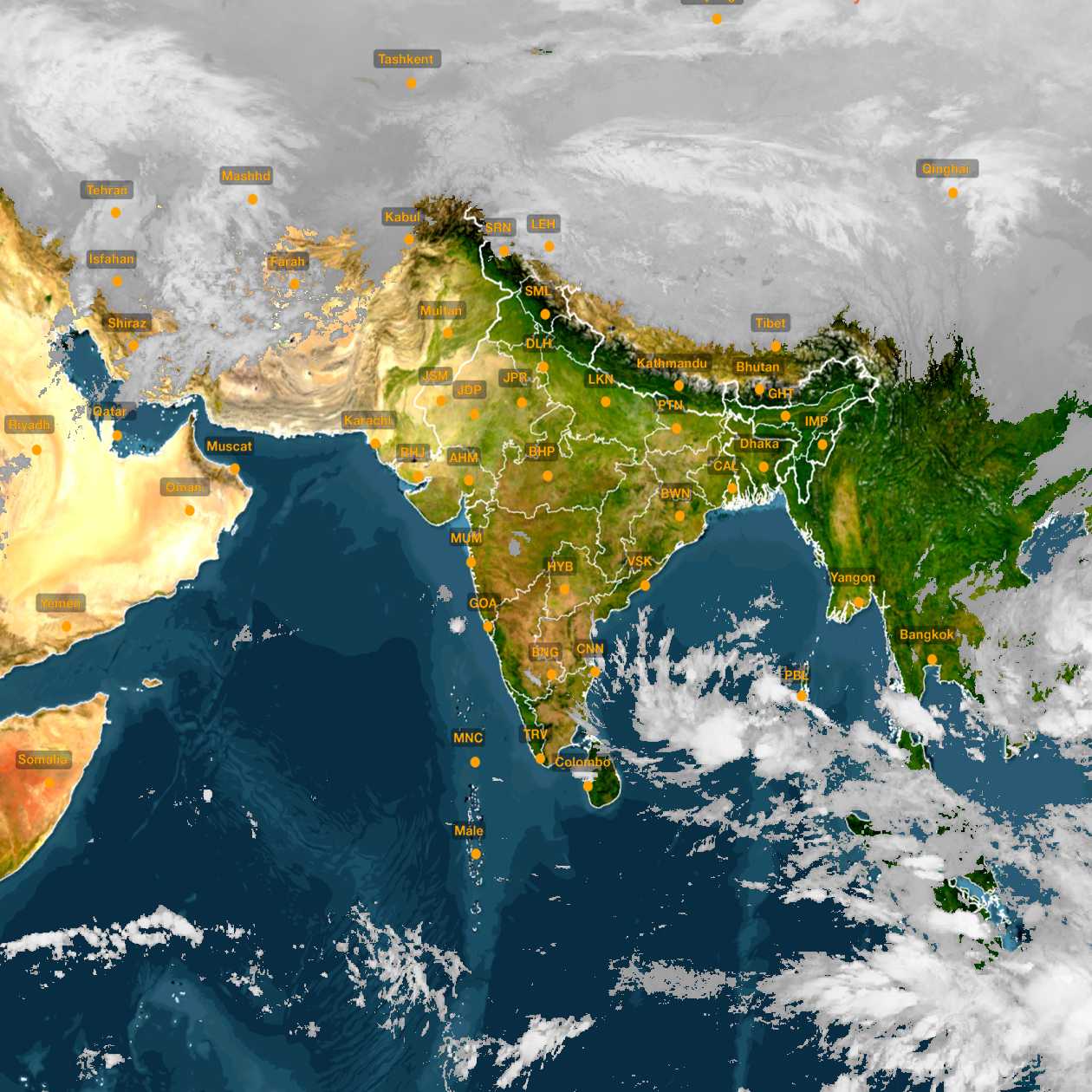 INSAT Weather: Latest Satellite Images And Maps Of India