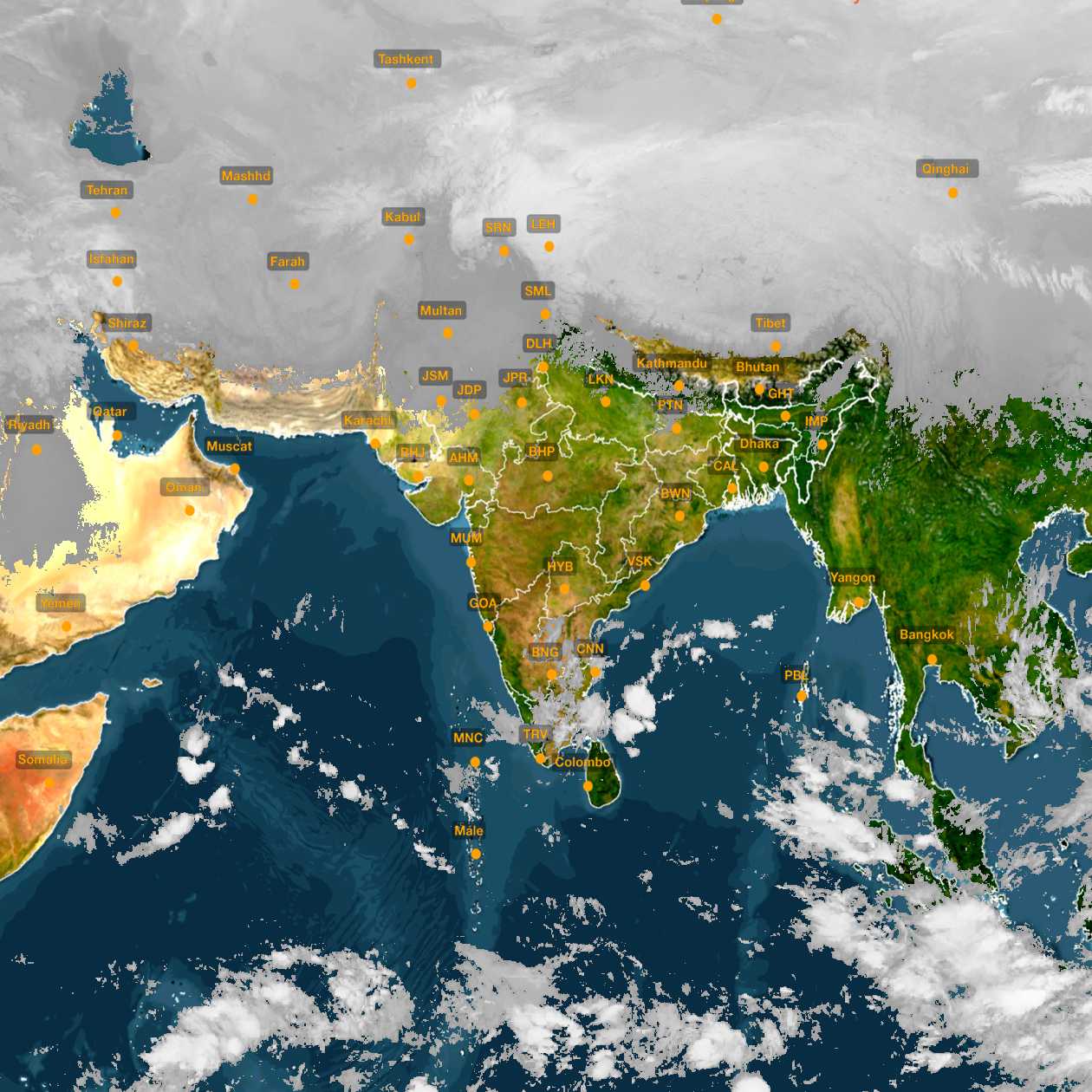 INSAT Weather: Latest Satellite Images And Maps Of India