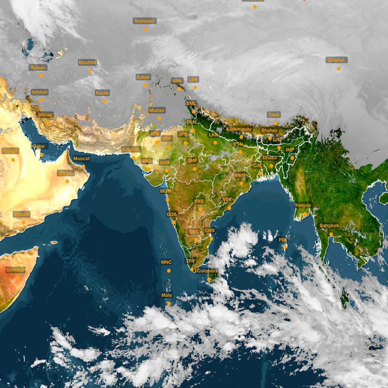 INSAT Weather: Latest Satellite Images And Maps Of India