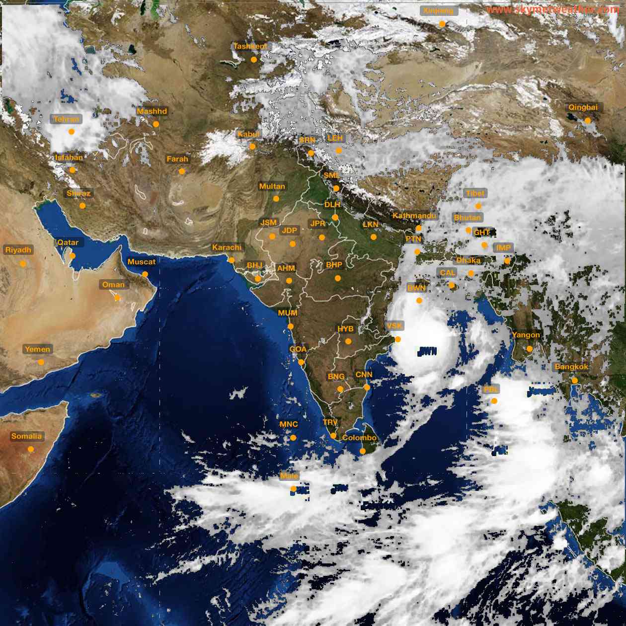 INSAT Weather: Latest Satellite Images And Maps Of India