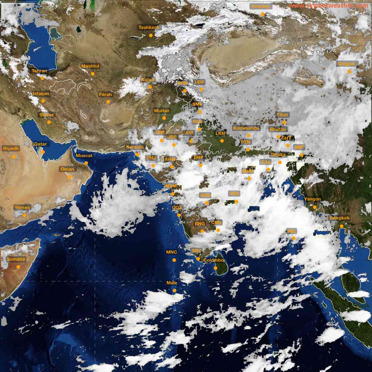 INSAT Weather: Latest Satellite Images And Maps Of India